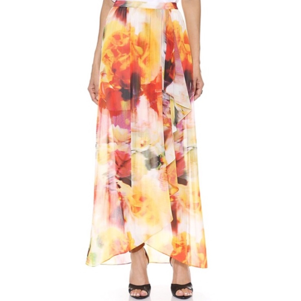 Alice + Olivia Leah Floral Skirt